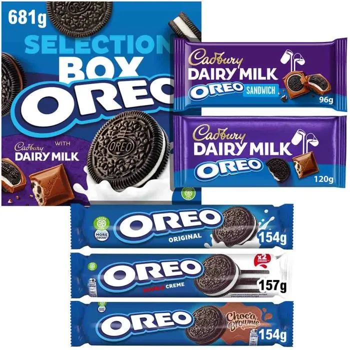 Oreo Dairy Milk Chocolate & Oreo Biscuits Selection Box 681g - Image 3