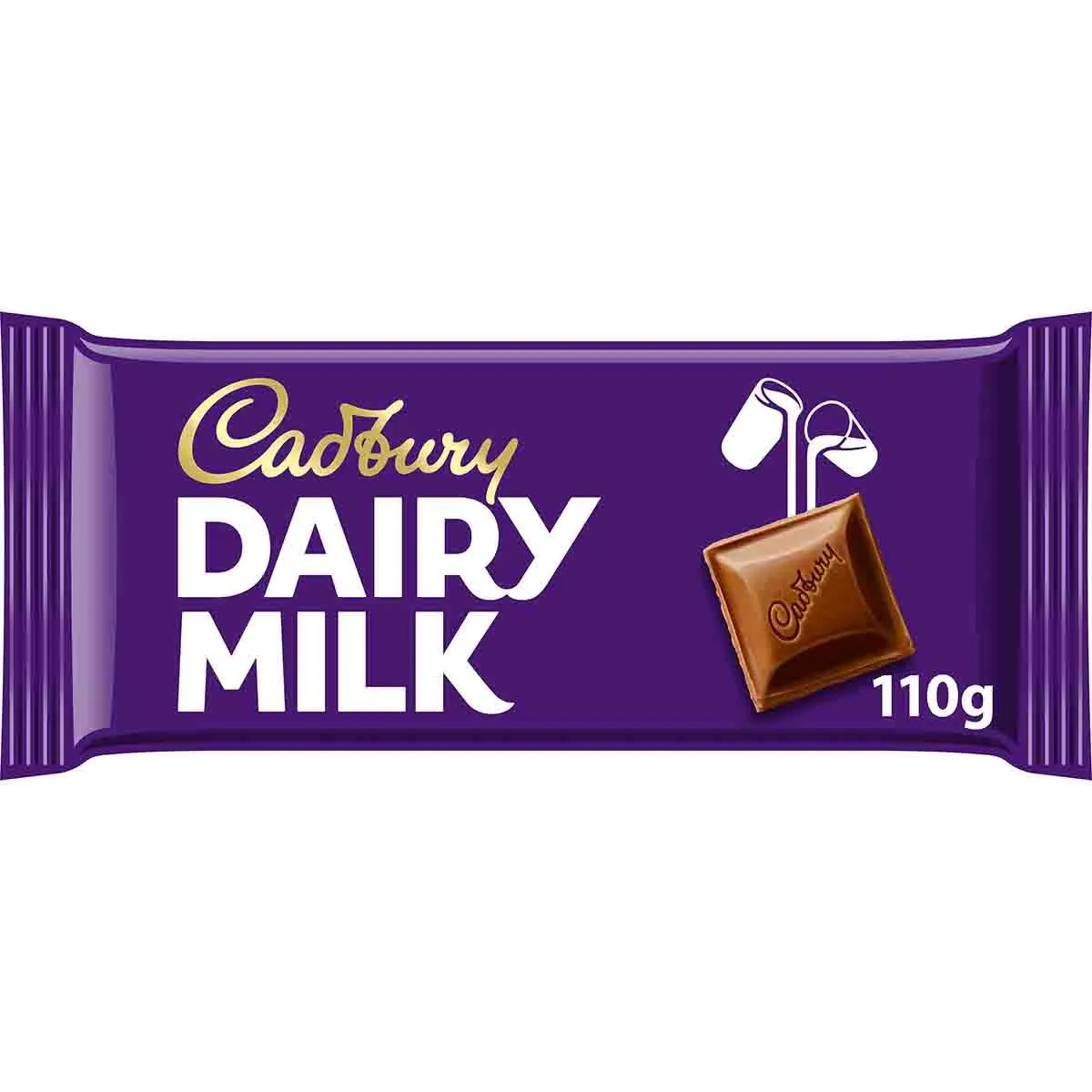 Cadbury Dairy Milk Chocolate Bar 110g (Box of 21) - Image 3